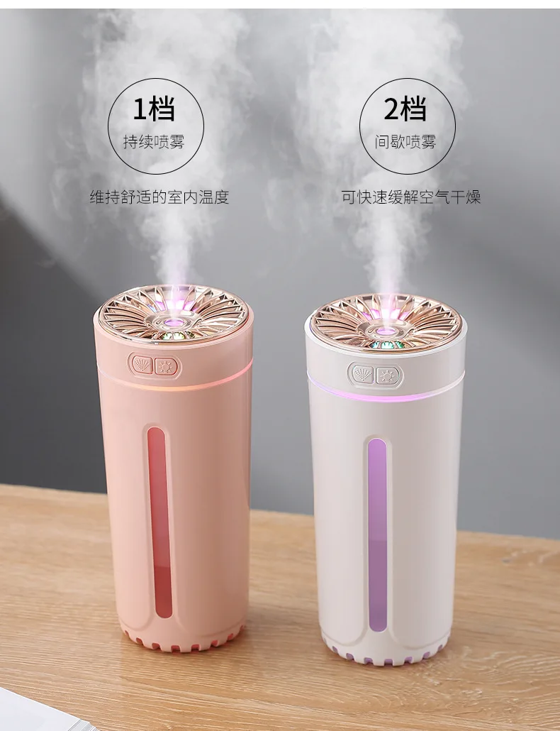 300ml Usb Portable Car Humidifier Home Fragrance Oil USB Aromatherapy Diffuser Mist Maker Colorful Cup Humidifier