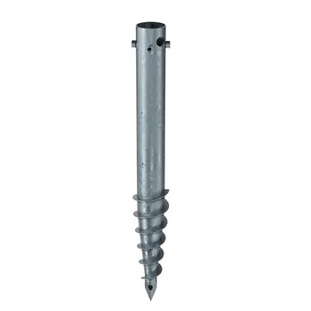 Solar Ground Screw Helical Pile Anchor Pole for PV Mounting System and Construction Foundation