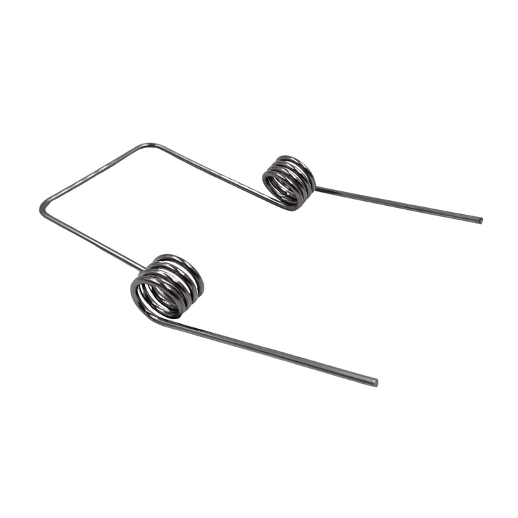 Пружинные стальные двойные торсионные пружины по индивидуальному заказу металлические детали оптовая продажа высокоточные спиральные