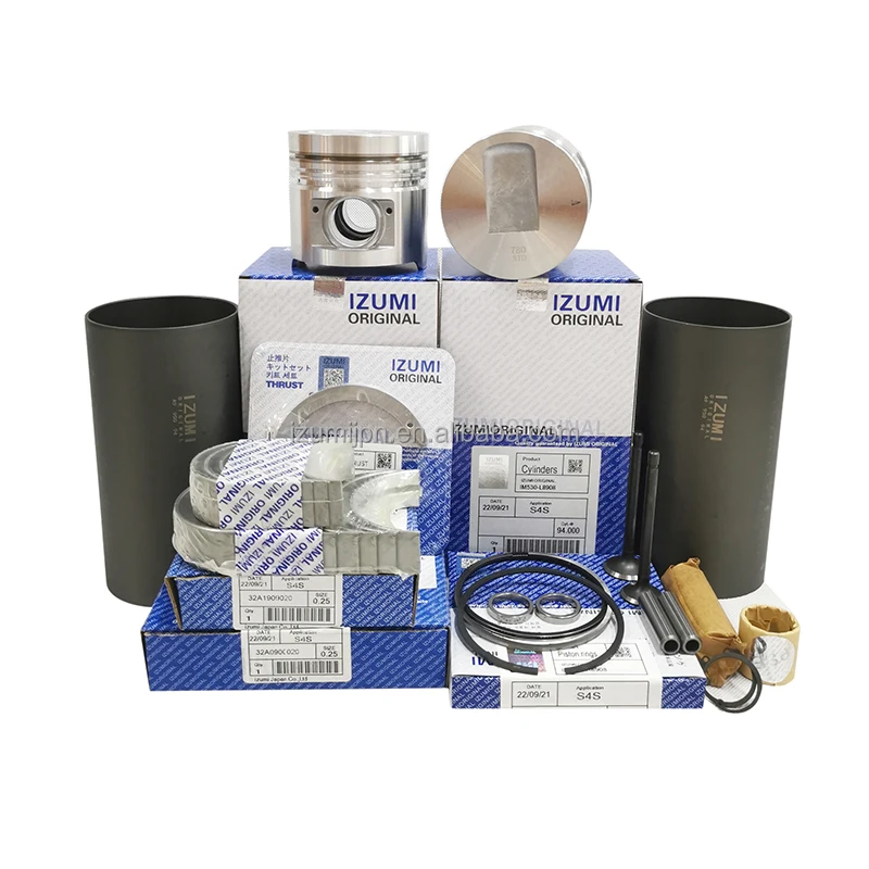 IZUMI ORIGINAL S4E S4F S4Q2 S4S Diesel Engine Parts Overhaul Rebuild Repair Liner Kit FOR MITSUBISHI