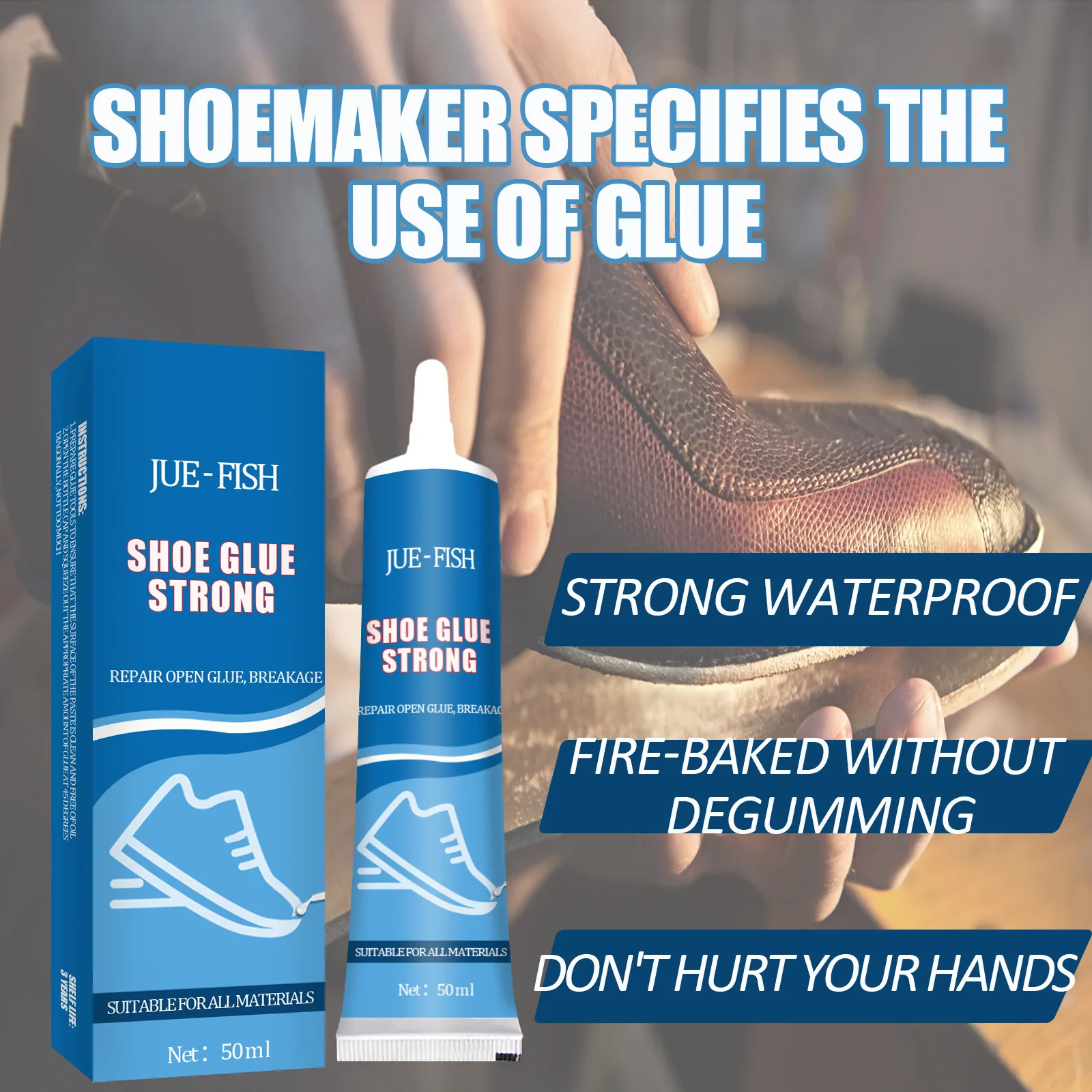 Wholesale Universal Shoe Repairing Adhesive Shoemaker Waterproof