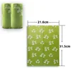 Patrón de gato y perro verde 20/rollo 1 seda