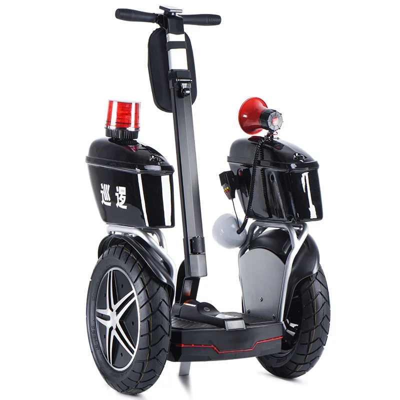 Two Wheels Patrol Wagon Self Balancing Electric Scooter with Handle and App