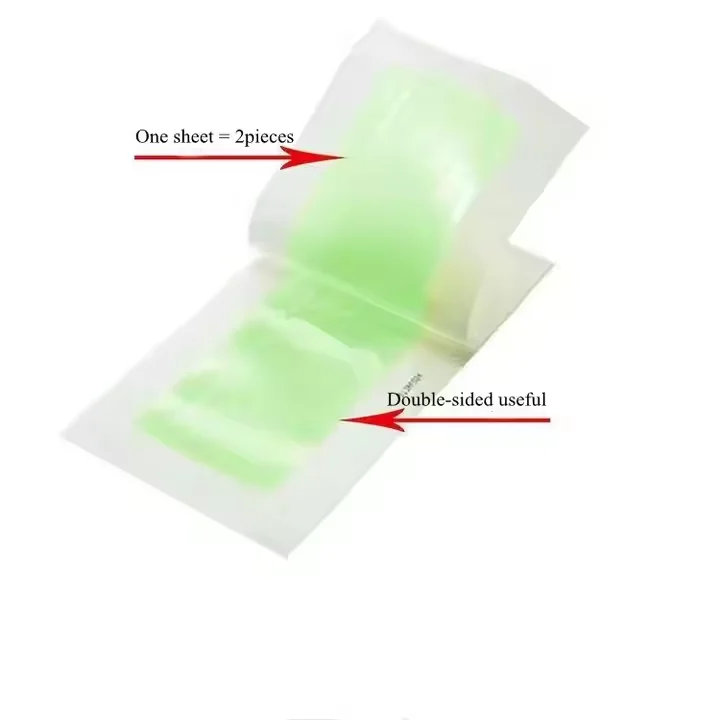 Private Label Hiar Removal 4.5X9Cm Cold Wax Strip Wax Paper Depilatory Wax Strip Suitable for All Skin Types