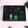 8-piece black set