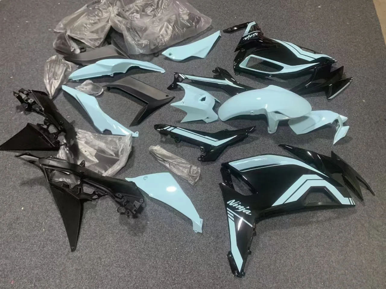 Customs Color High Quality ABS Plastic Motorcycle Fairing Body Kits for Kawasaki Ninja650 2021-2024 Racing Parts