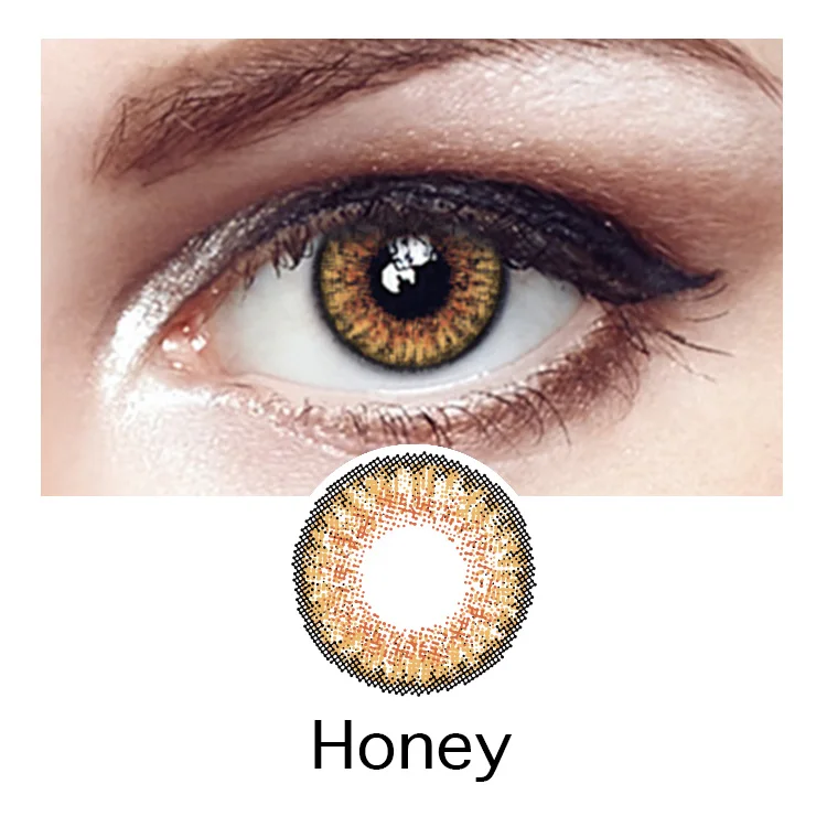 12-tone color contact lens 14.5mm round soft color contact lens