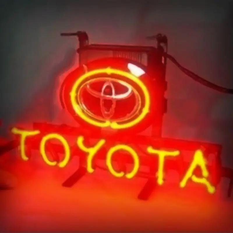 toyota neon sign