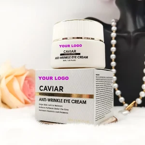 Intensive Brightening Caviar Extract Astaxanthin Ceramide Eye Cream for Anti-Wrinkle Fading Dark Circles Firming Sagging Eyelids