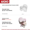 6-inch heart-shaped mousse mold 2046