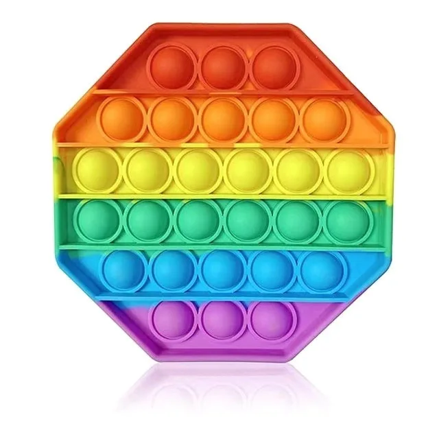 BSBH Pop Bubble Fidget Toy Anti Stress Relief Games Fidget Toys Pop It Push Pop Bubble Fidget Toys for Adults Boy and Girl Play