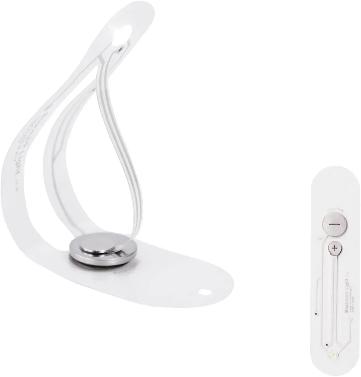 Portable Mini for Amazon Battery Operated Folding Book Lamp White Bookmark Light for Bedroom Reading