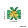 Clover green bow tie