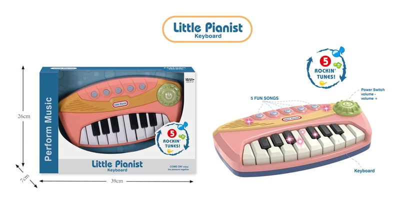 アンティーク　HOTTA ORGAN ベビーオルガン　ピアノ型 子供のための小さなピアニスト教育プラスチック電子オルガン