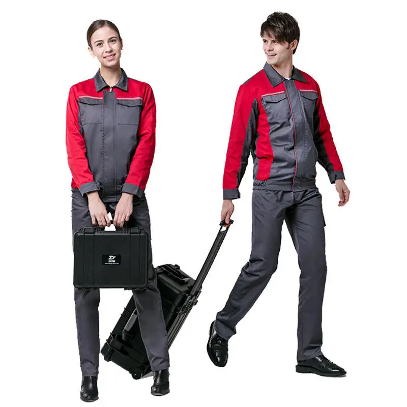 Promotional Cheap UnisexDesigner Electrical Engineering Mechanical Repairmen Workshop Wear Uniforms Work Clothes Jacket