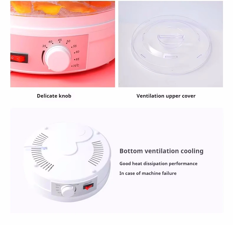Household Dehydrator Machine for Food Electric Food Dehydrator Kitchen Fruit Dryer Vegetable Dehydration Machine