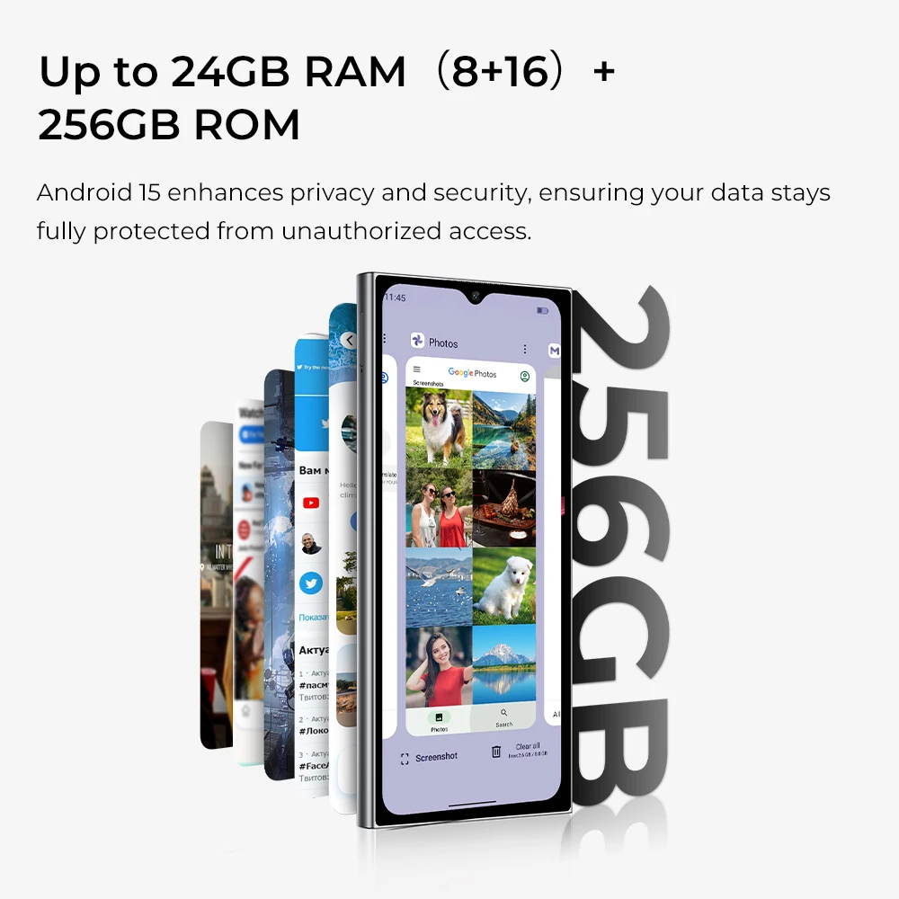 OUKITEL C62 PRO Dual Display Phone 6.88