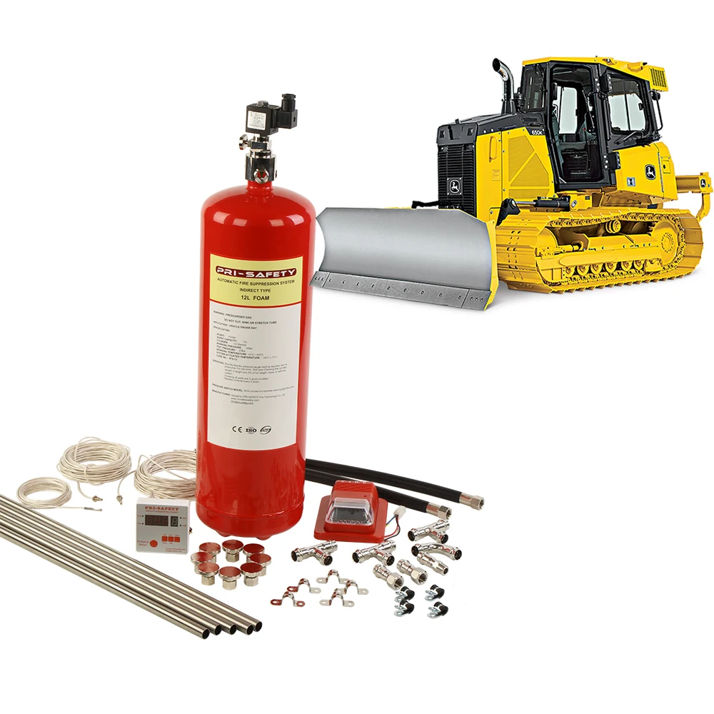 Advanced Fire Suppression System for Mining Vehicles