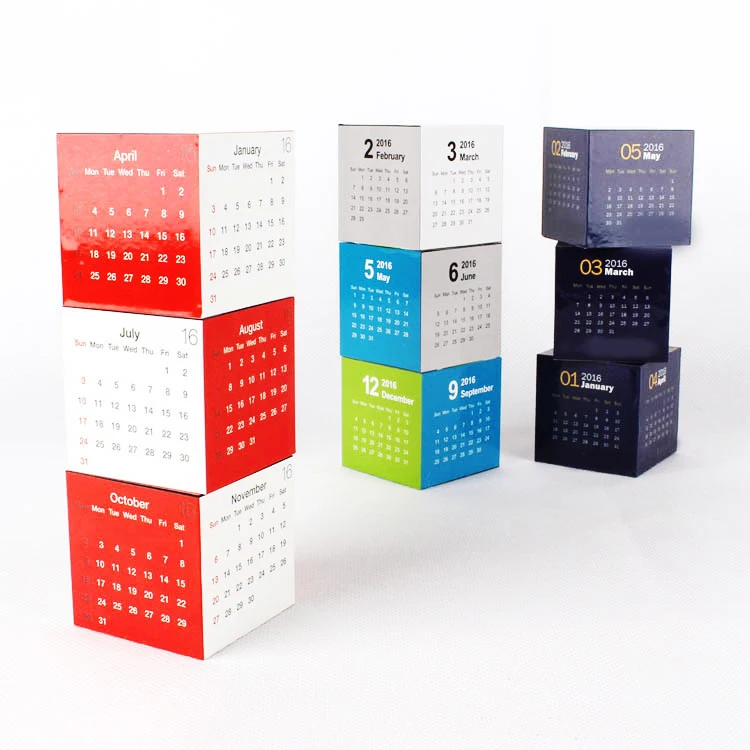 Профессиональная, картонная Настольный Детские Обучающие пластиковые пазл Магнитная фото календарь магический куб