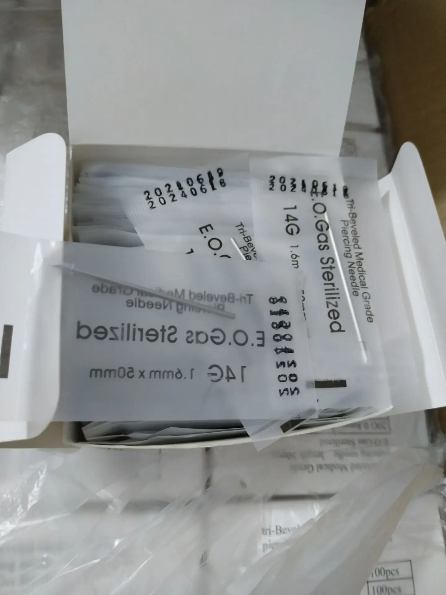 Factory Customize Individual Package Sterile Body Piercing Needles For