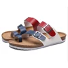 Pantofole Blue Red Toe