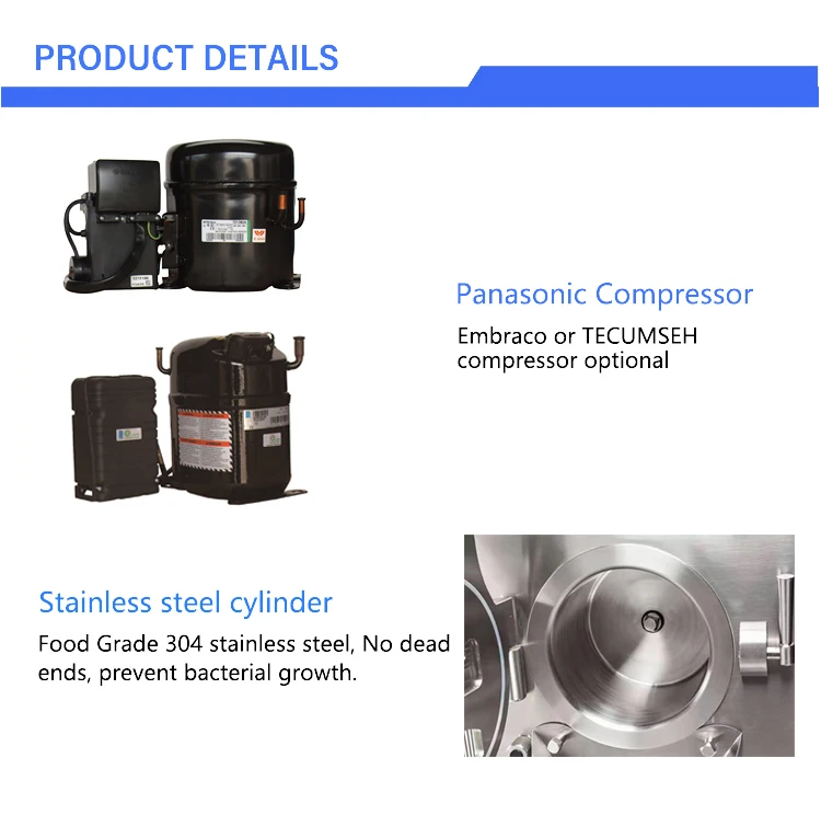 Commercial Italian Ice Cream Maker Combined Batch Freezer With Pasteurization Buy Combined