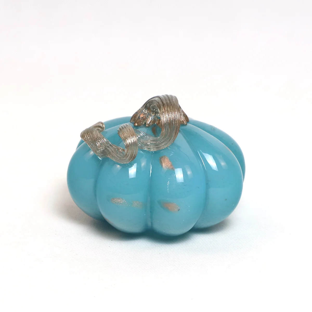 decorative glass pumpkin figurine mini pumpkin figures sculpture fruit wholesale lamp halloween accessories