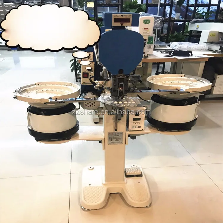 Automatic Covered Fabric Cover Pressing Button Machine