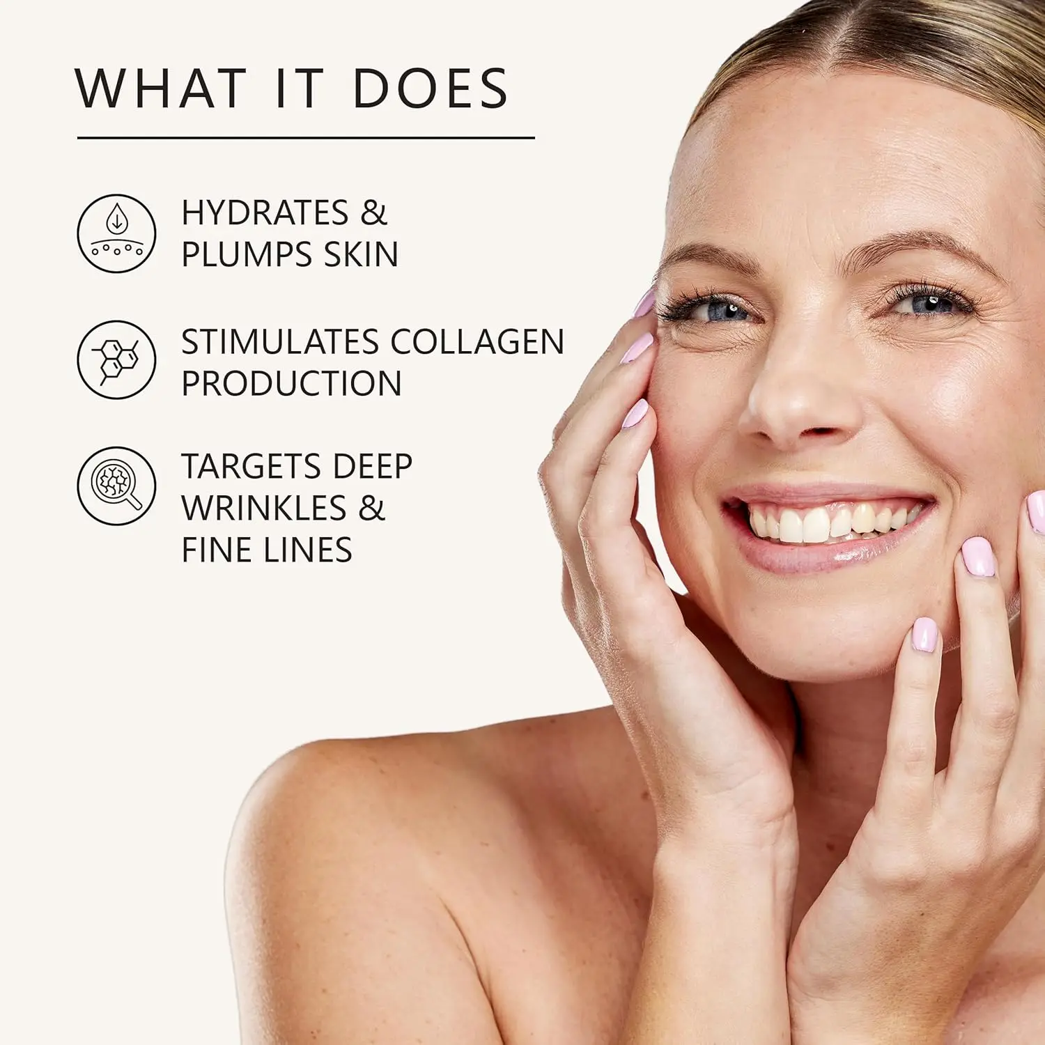 Private Label Anti-Aging Hydrating Matrixyl 3000 Cream Argireline Peptide with Vitamin C Hyaluronic Acid for Face