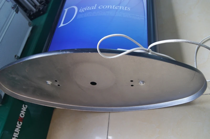 Triangle Rotating Revolving Advertising Sign Lightbox Professional Stand Standing Light Box
