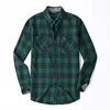 Green and black large plaid