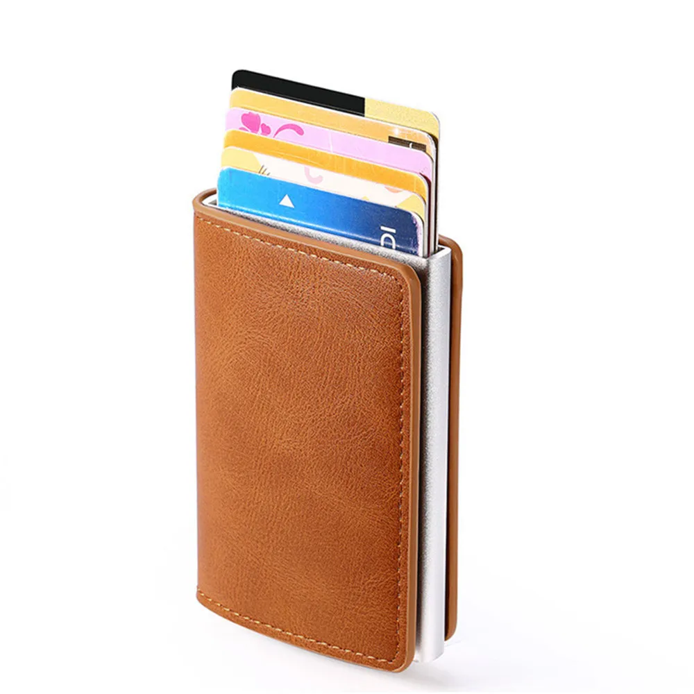 DOSH RFID Luxe 6-Card Compact Designer Money Clip Wallet 