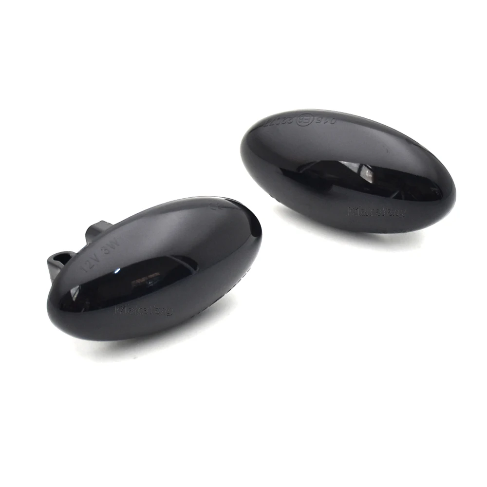 1Pair LED Turn Signal Light for Peugeot 307 206 407 107 607 4007 Citroen C1 C2 C3 C5  Side Marker Indicator Fender Light