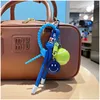Smiley face tag-blue