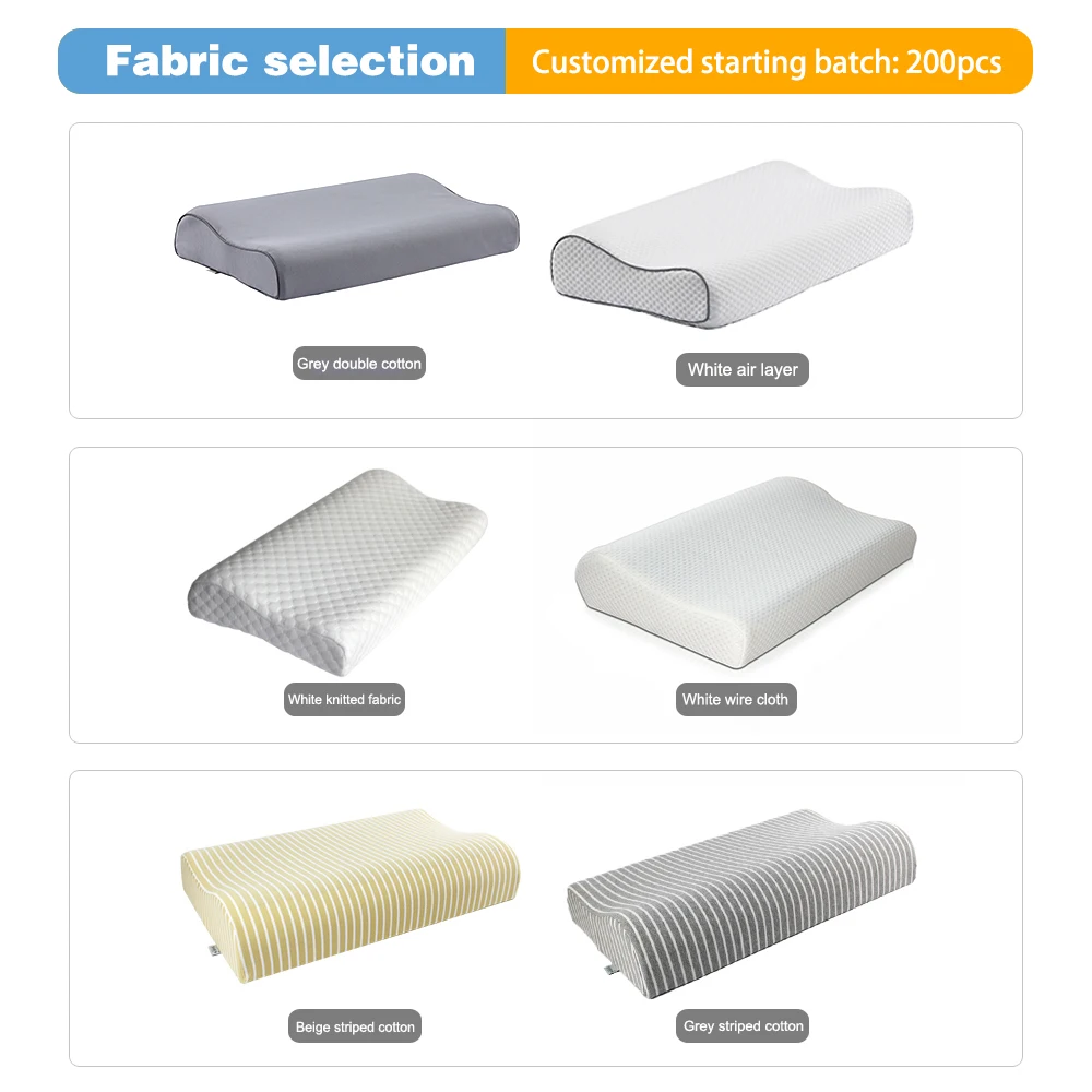 Custom Logo Cervical Orthopedic Pillow Neck Rest Gel Cool Coccyx