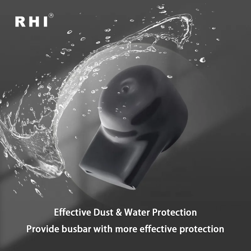20mm Soft PVC Cable End Caps Busbar Insulation Cover for Connection Protection