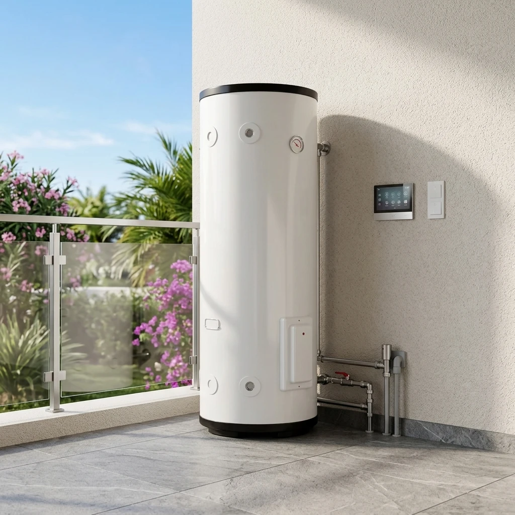 Floor Standing 120L/160L/210L/320L/500L Metal Housing Enamel Tank Electric Water Heater Energy Efficiency 5000W Outdoor