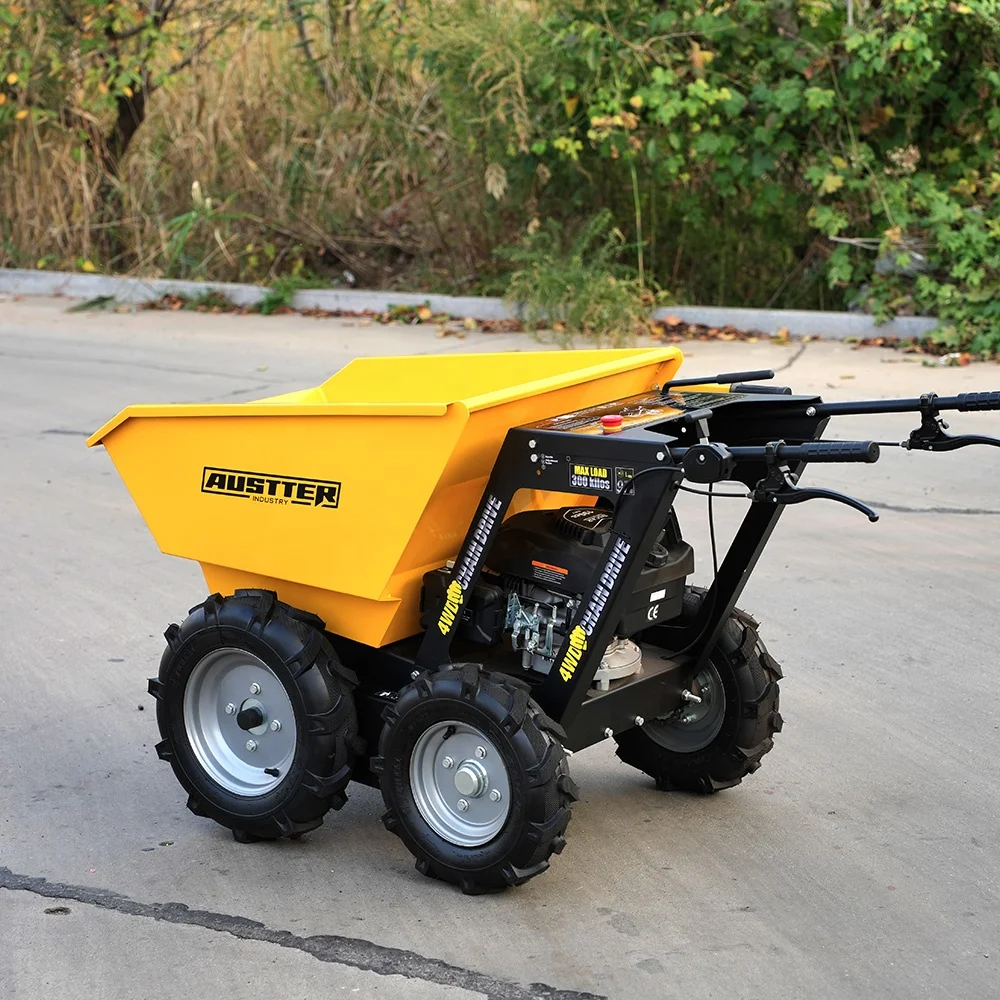 Austter Small Dumpers Petrol Gas Powered Wheelbarrows Small Mini
