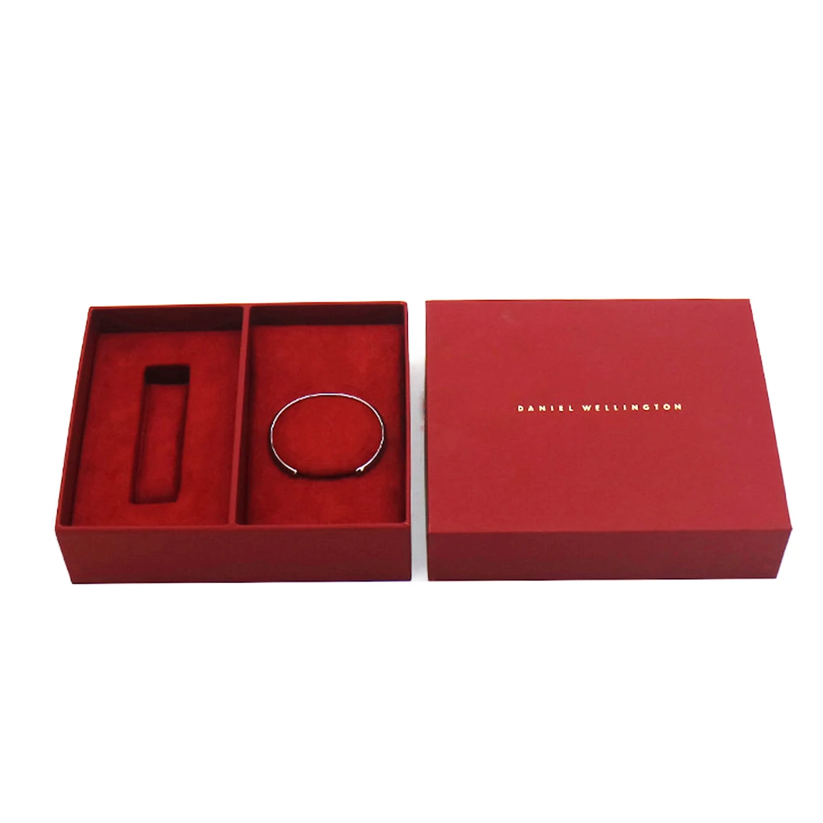 Custom Logo Generic Fancy Design Textured Rigid Square Paper Cardboard Watch Gift Boxes Luxury Watch Packaging Box