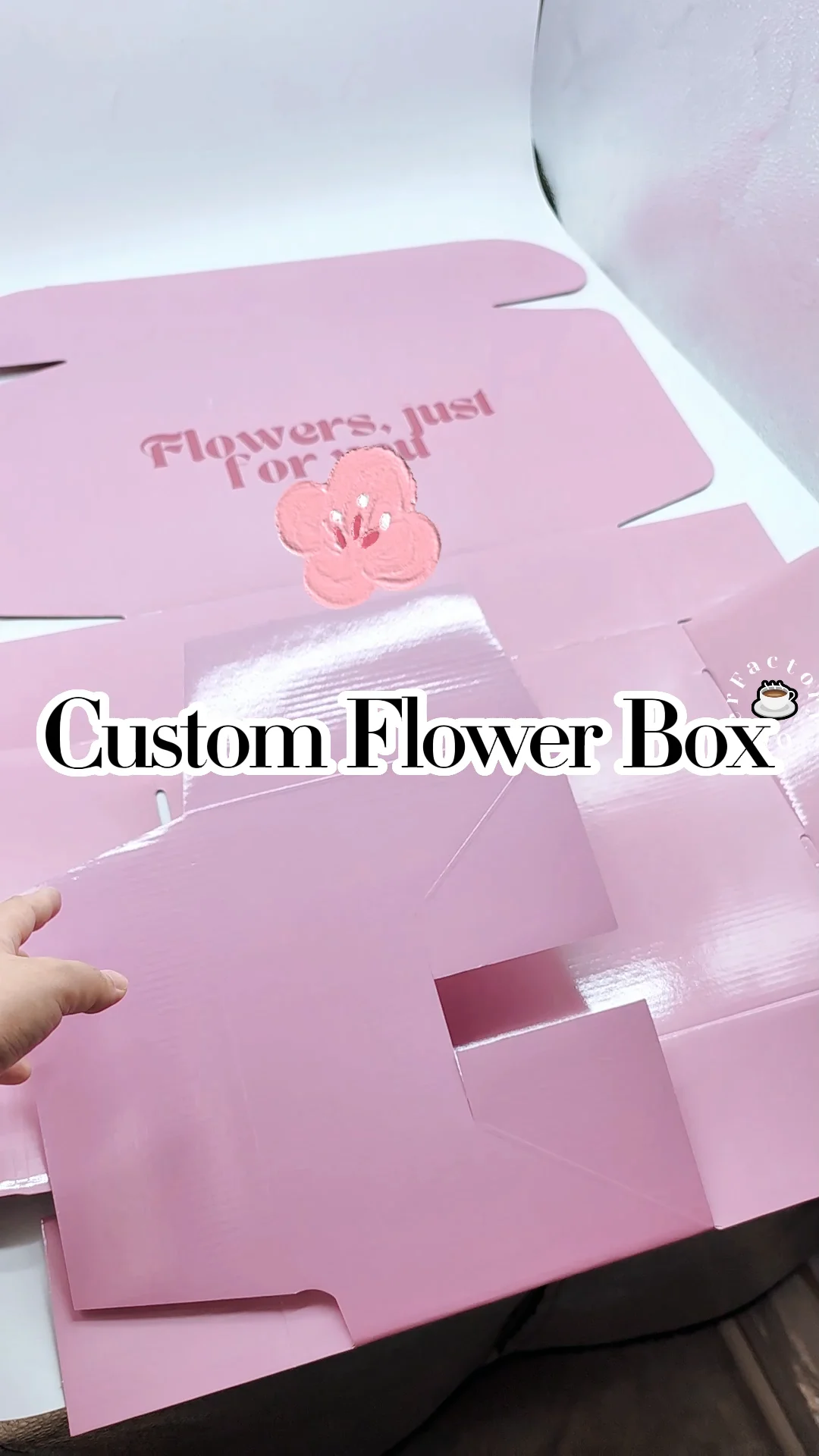 Wholesale Custom Luxury Gift Packaging Mailer Shipping Flower Box Mom