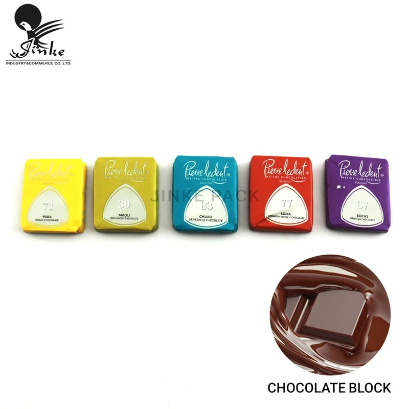 Customized Chocolate Fold Wrapping Paper Roll Film Aluminum Foil Laminated Paper for Chocolate Packaging