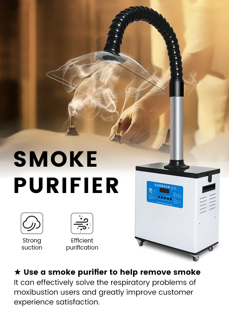 High Power Beauty Salon Smoke Evacuator Eyelash Extension Fume