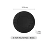 8'' Round Black