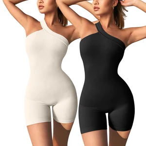 Women Clothing Manufacturers High Stretch Breathable Exercise Woman Fitness Wear Jumpsuits for Women