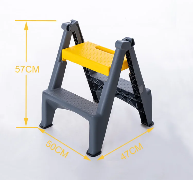 New Non-Slip Plastic Step Ladder Indoor Outdoor Use