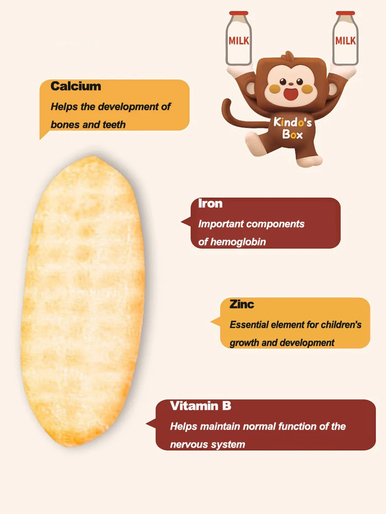 No added healthy children's teething bar rice crackers manufacture