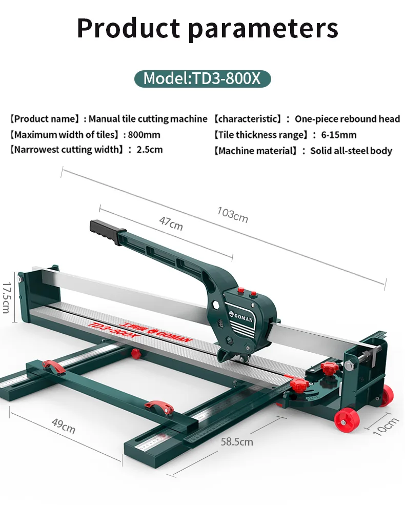 China Factory Sale Hand Tools Tile Cutter Professional Tile Cutter Tool