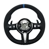 F10 azul Top Stripe+Cuero+Costuras M