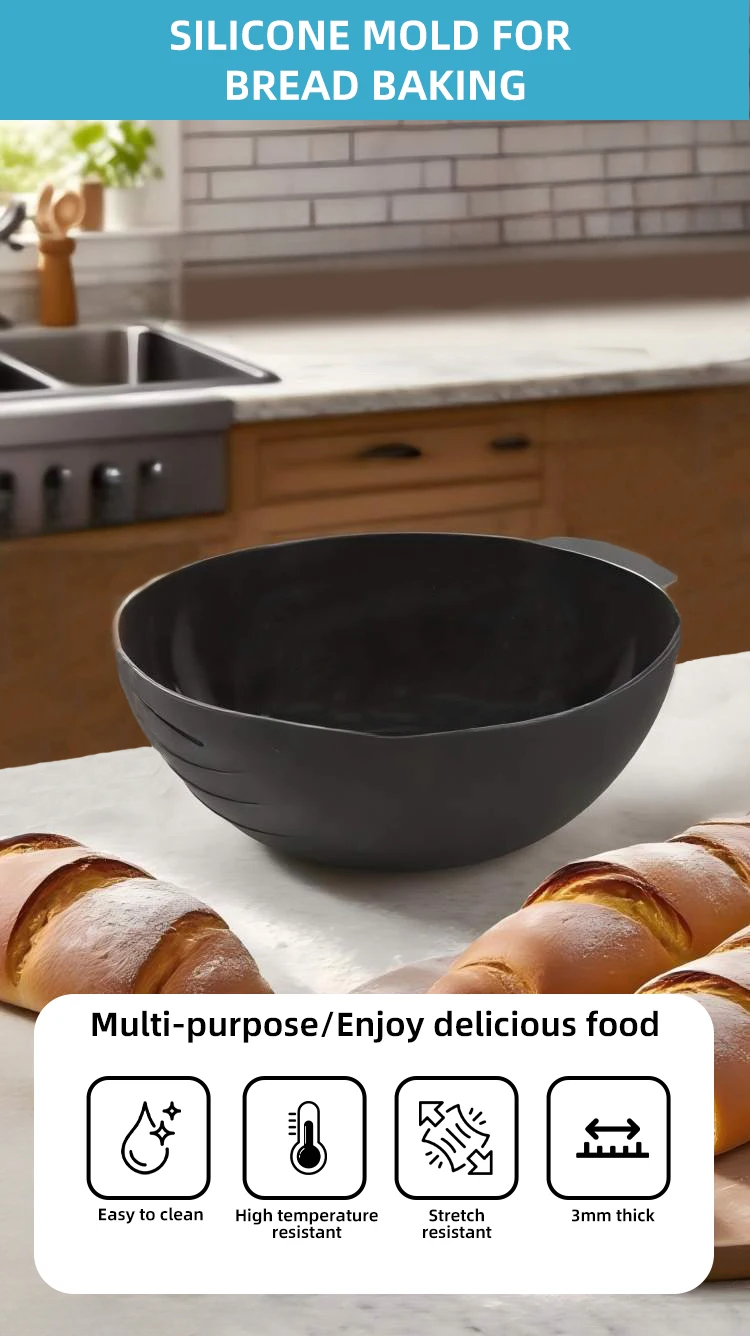 Household Kitchen Food Grade Silicone Baking Tray Bread Maker Steamer Baking & Pastry Tools manufacture