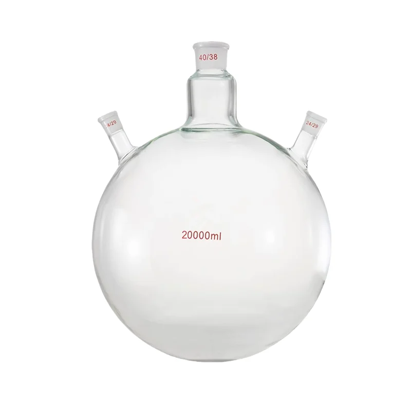 Boiling Flask Laboratory Standard Ground Joint Glasswares Triple-Neck Round Bottom Flask